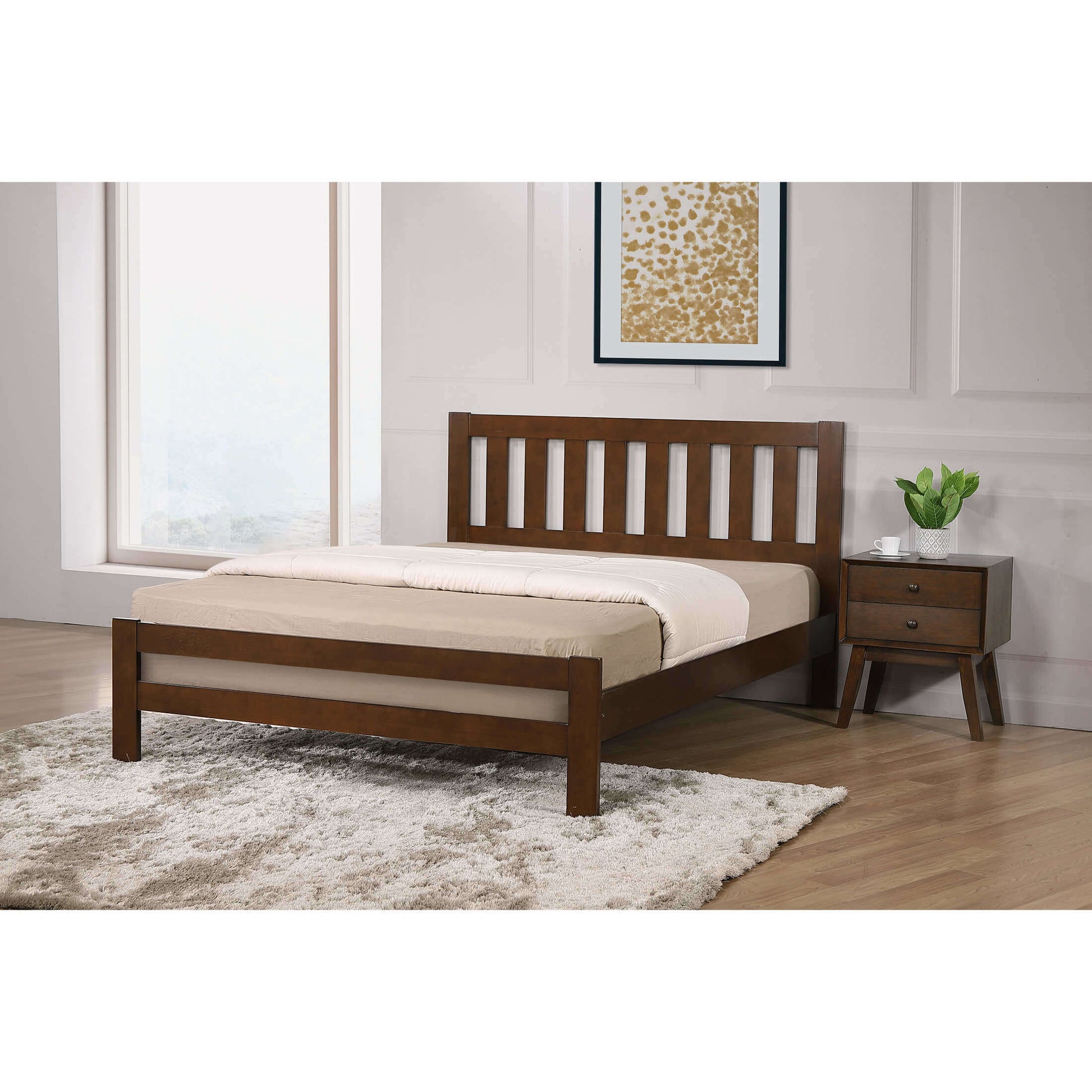 Ashpinoke:Kempton Single Bed Solid Hardwood Rustic Oak,Single Beds,Heartlands Furniture