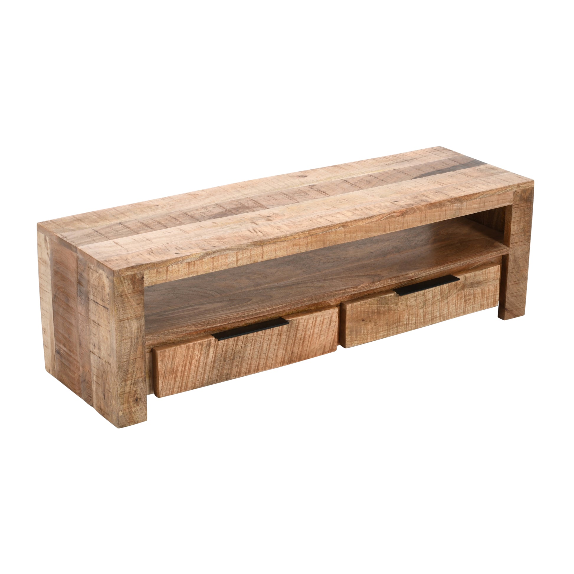 Surrey Solid Wood TV Stand With 2 Drawers