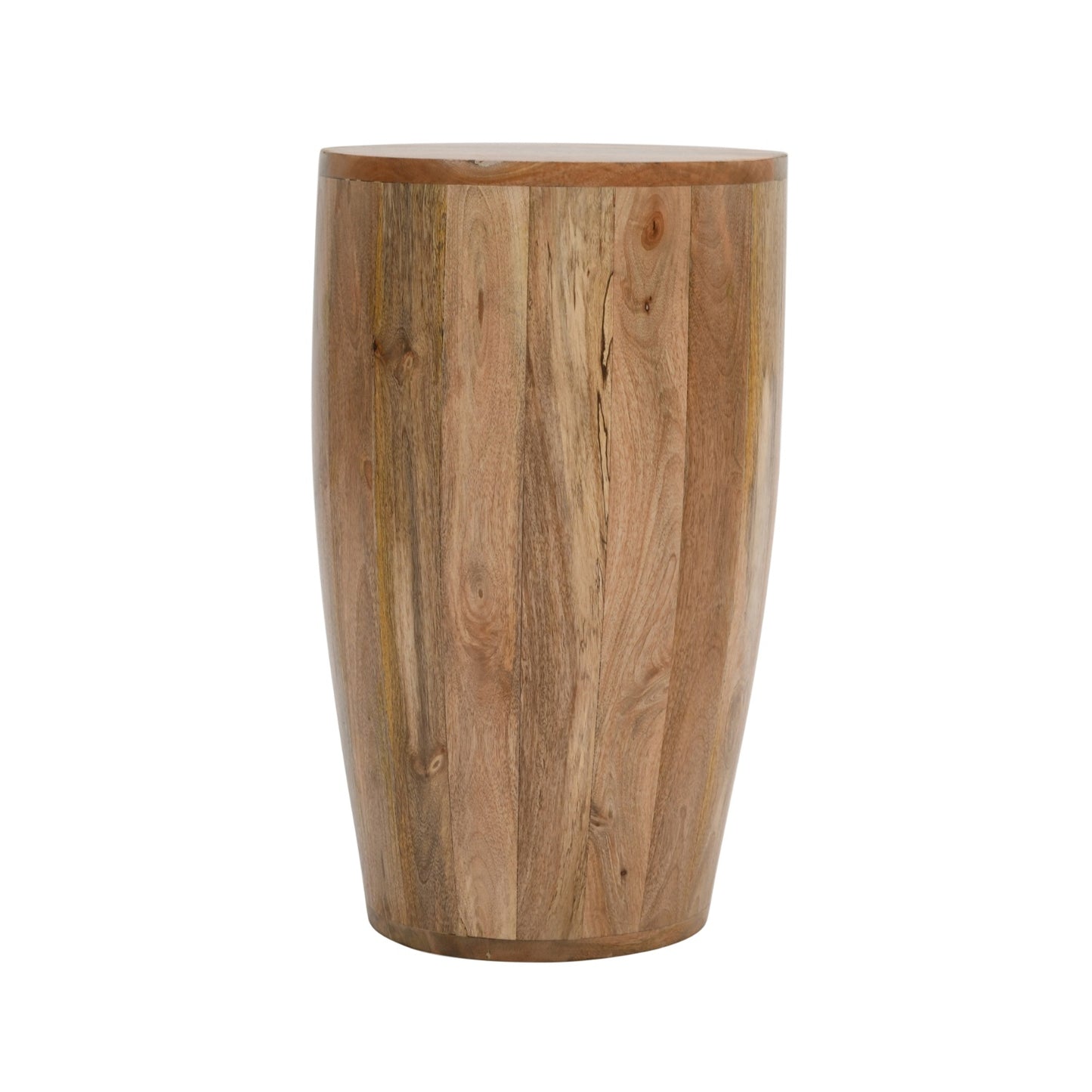 Surrey Solid Wood Drum Side Table