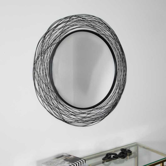 Ashpinoke - Nest Effect Metal Round Mirror