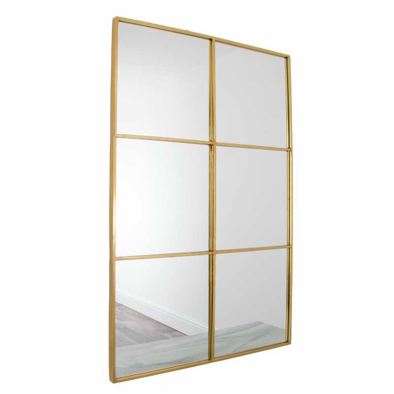 Ashpinoke - Manhattan Window Gold Mirror (120x80cm)