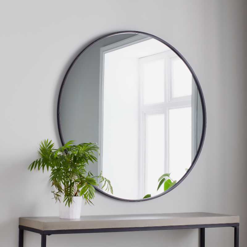 Ashpinoke - Manhattan Round Mirror (100cm)