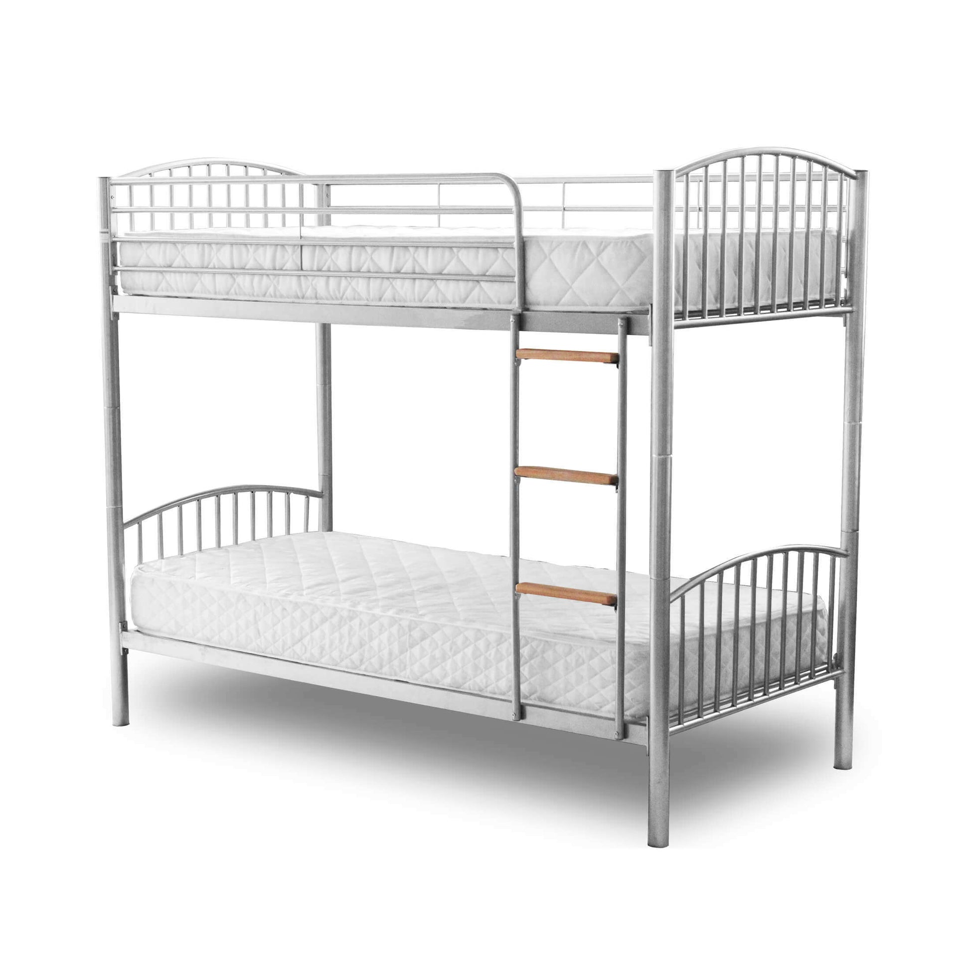 Ashpinoke:Montreal Bunk Bed Silver,Bunks,Heartlands Furniture