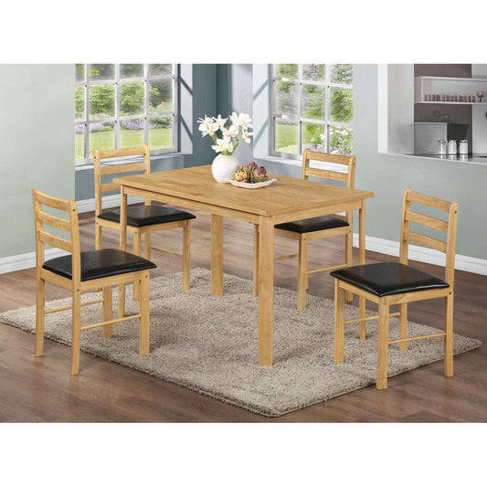 Ashpinoke:Nice Dining Set with 4 Chairs,Dining Sets,Heartlands Furniture
