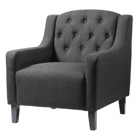 Ashpinoke:Pemberley Fabric Arm Chair Grey,Chairs,Heartlands Furniture