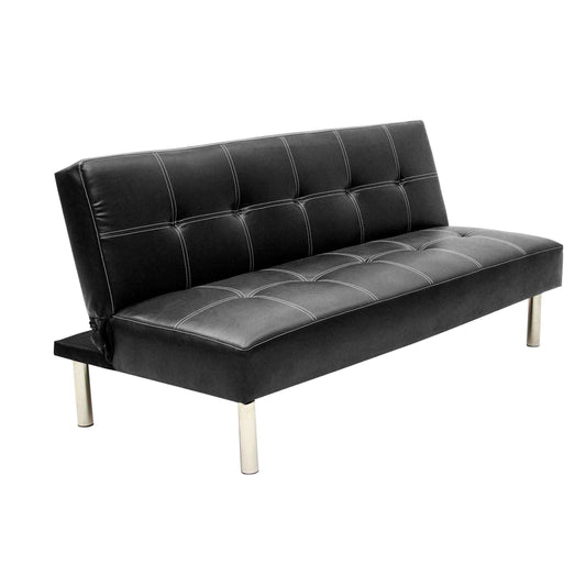 Venus PVC Sofa Bed Black
