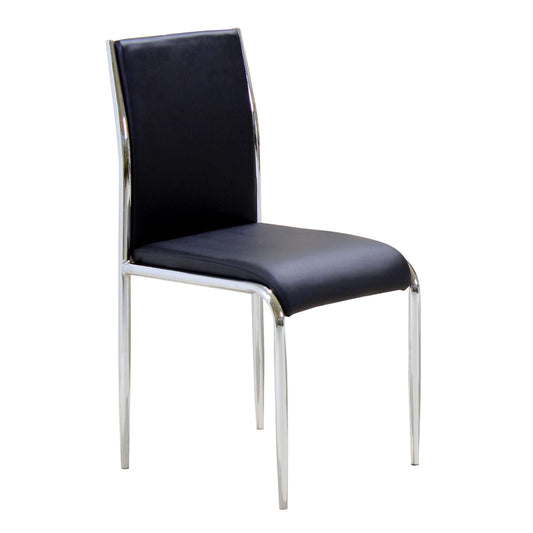 Vercelli Polyurethane Chair Black (4s)
