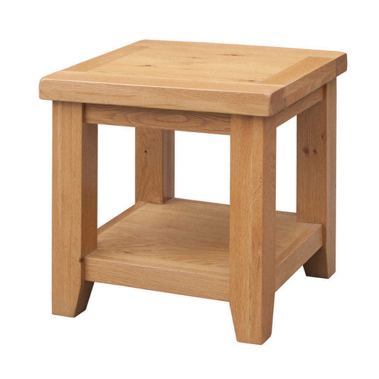 Ashpinoke:Acorn Solid Oak Lamp Table,Lamp Tables,Heartlands Furniture