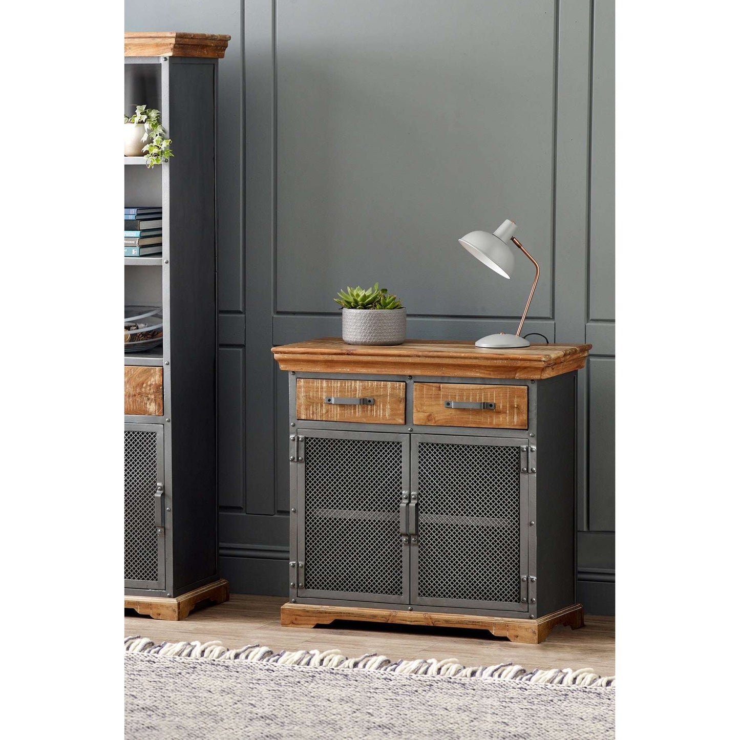 Ashpinoke:2 Drawer Sideboard,Sideboards,Indian Hub