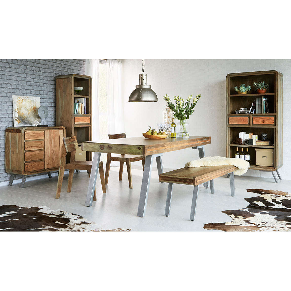 Ashpinoke:Aspen Dining Bench,Dining Chairs,Indian Hub