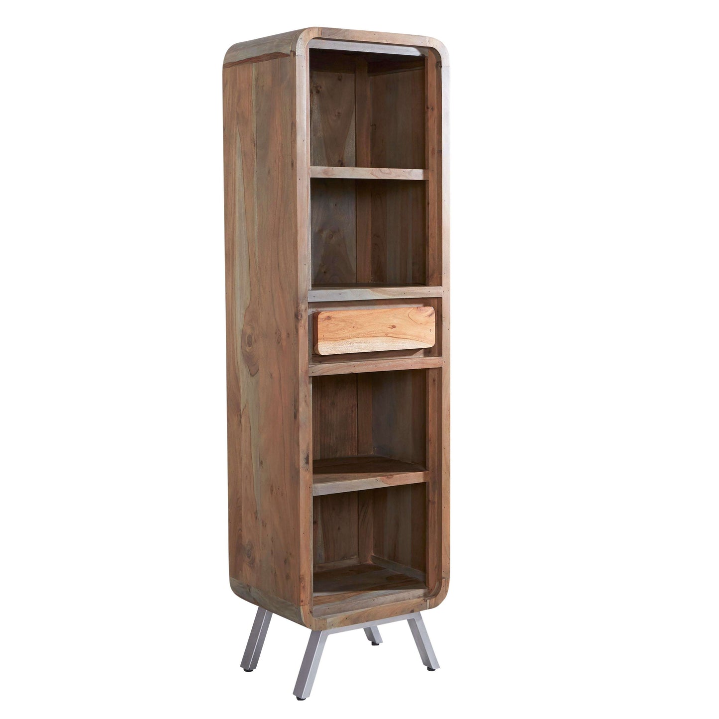 Ashpinoke:Aspen Narrow Bookcase,Bookcases,Indian Hub