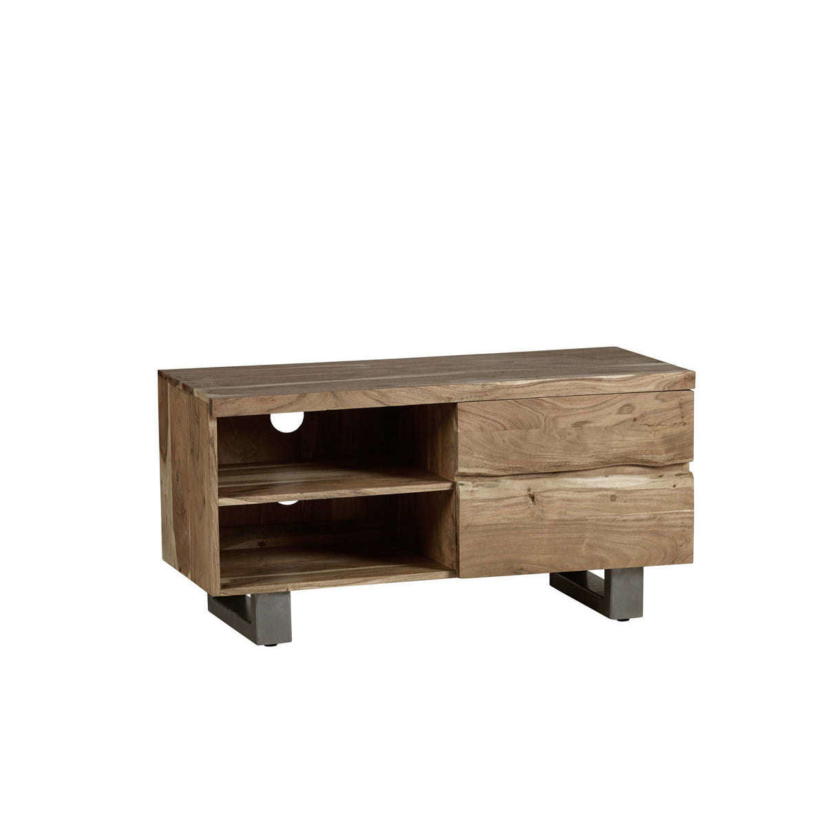 Ashpinoke:Baltic Live Edge 2 Door Small Tv,TV Units,Indian Hub