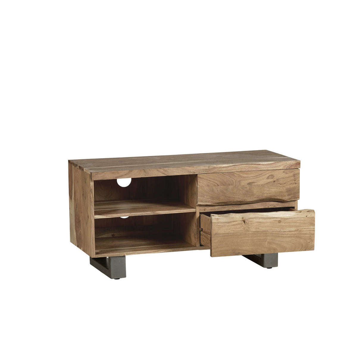 Ashpinoke:Baltic Live Edge 2 Door Small Tv,TV Units,Indian Hub