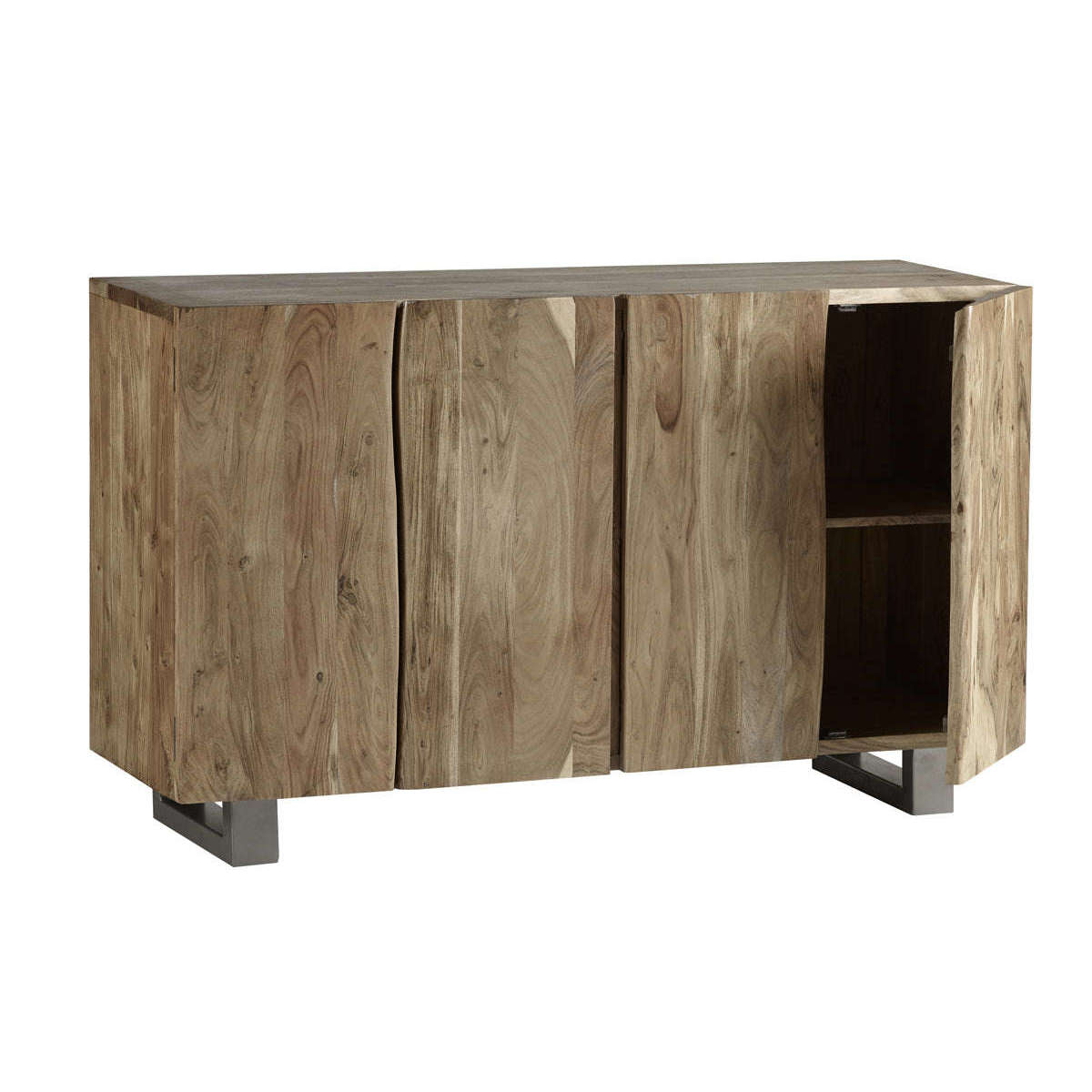 Ashpinoke:Baltic Live Edge Large Sideboard,Sideboards,Indian Hub