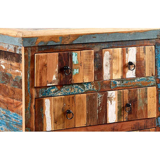 Ashpinoke:Coastal 4 Drawer Chest,Chests and Drawers,Indian Hub