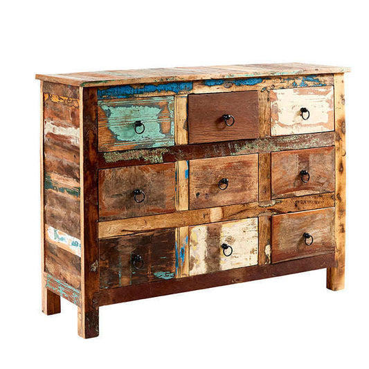Ashpinoke:Coastal 9 Drawer Chest,Chests and Drawers,Indian Hub