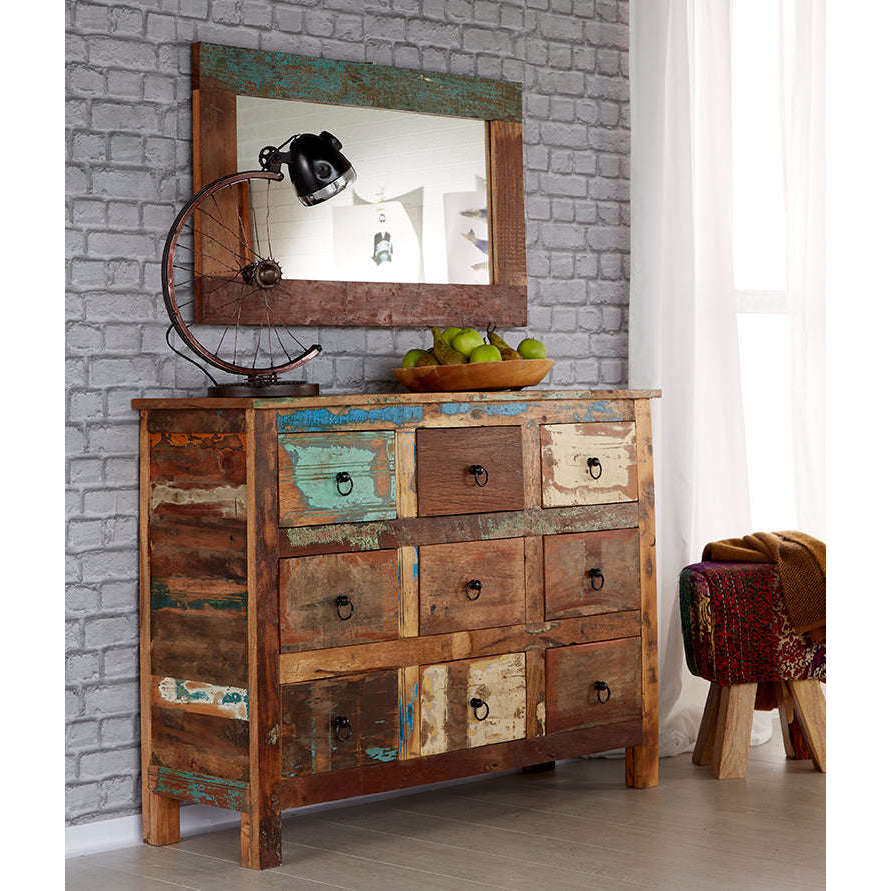 Ashpinoke:Coastal 9 Drawer Chest,Chests and Drawers,Indian Hub