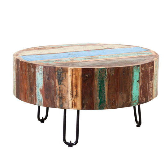 Ashpinoke:Coastal Drum Coffee Table,Coffee Tables,Indian Hub