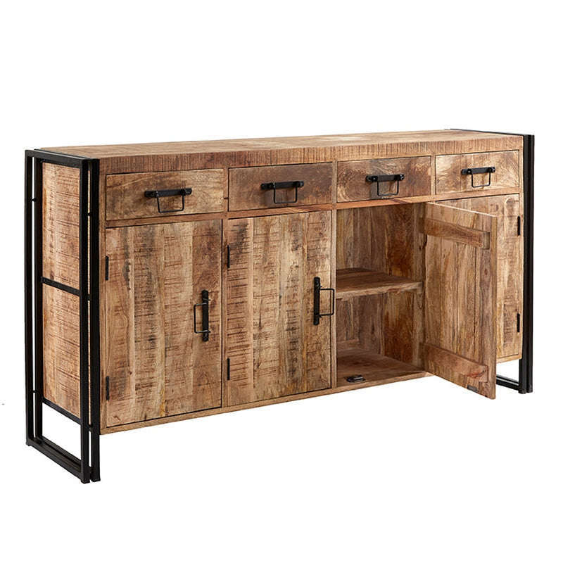 Ashpinoke:Cosmo Industrial Extra Large Sideboard,Sideboards and Displays,Indian Hub