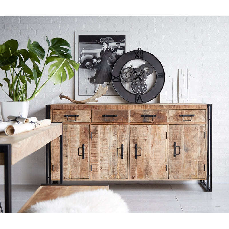 Ashpinoke:Cosmo Industrial Extra Large Sideboard,Sideboards and Displays,Indian Hub