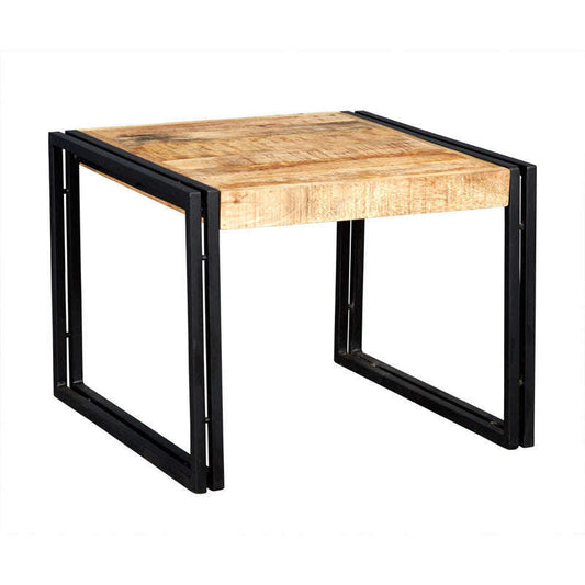 Ashpinoke:Cosmo Industrial Small Coffee Table,Coffee Tables,Indian Hub