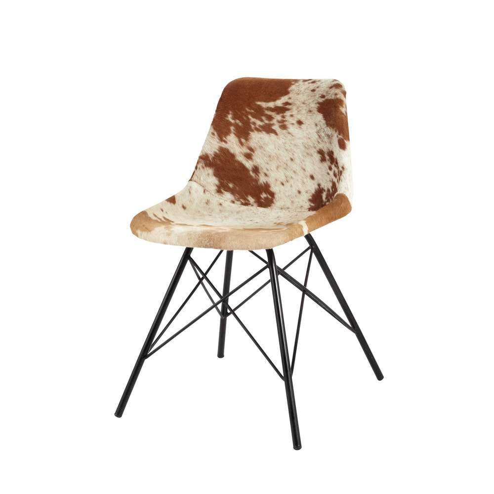 Ashpinoke:Cowhide Dining Chair Matching Light Gold Range,Dining Chairs,Indian Hub