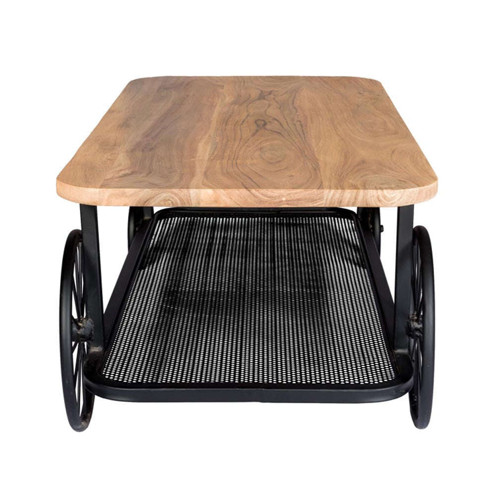 Ashpinoke:Craft Wheel Coffee Table,Coffee Tables,Indian Hub