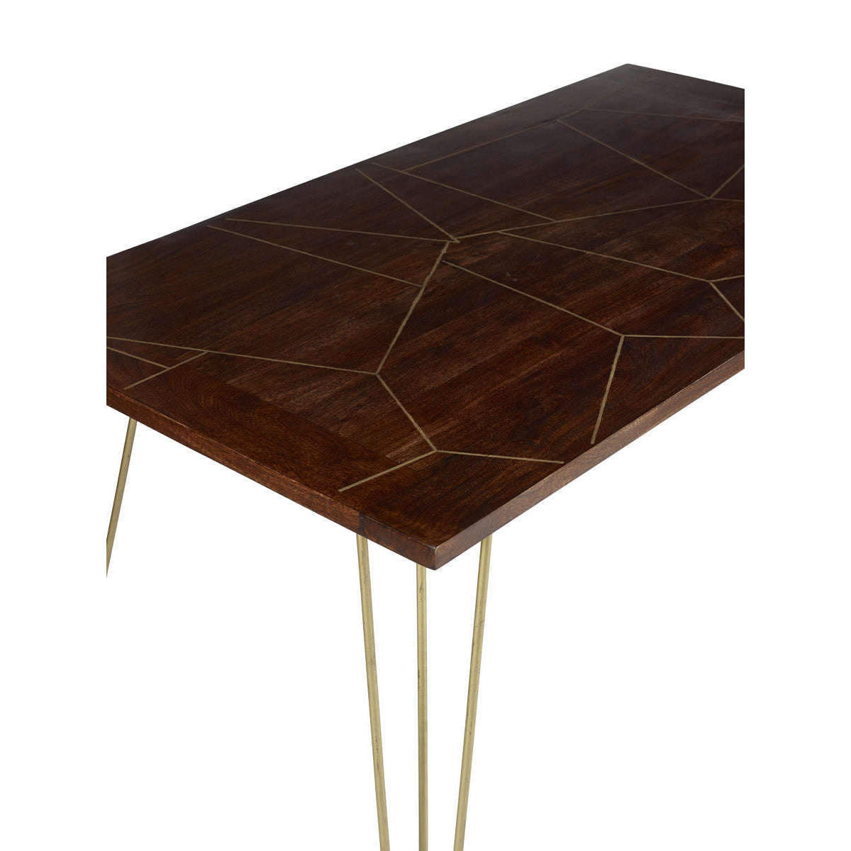 Ashpinoke:Dark Gold Dining Table,Dining Tables,Indian Hub