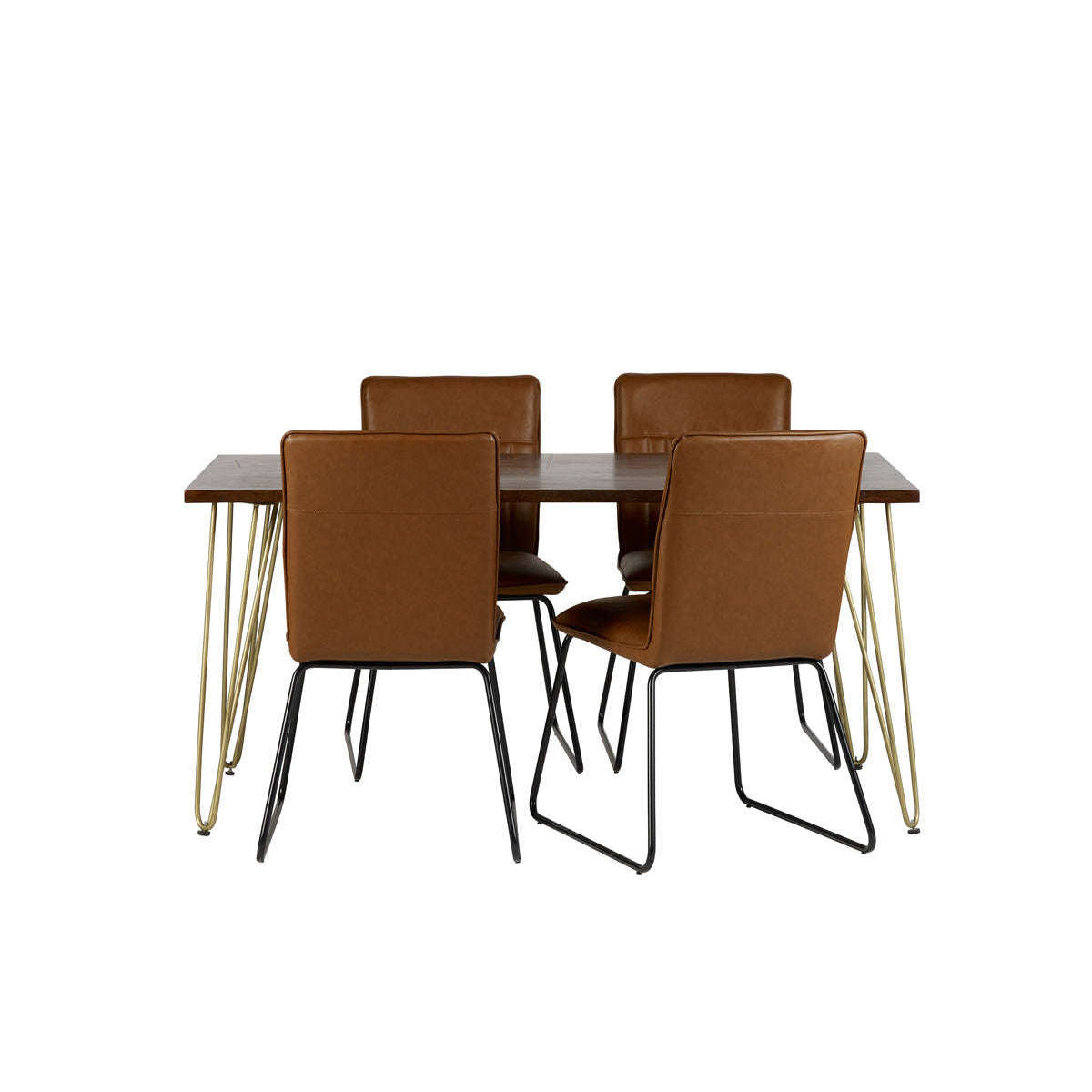 Ashpinoke:Dark Gold Dining Table,Dining Tables,Indian Hub