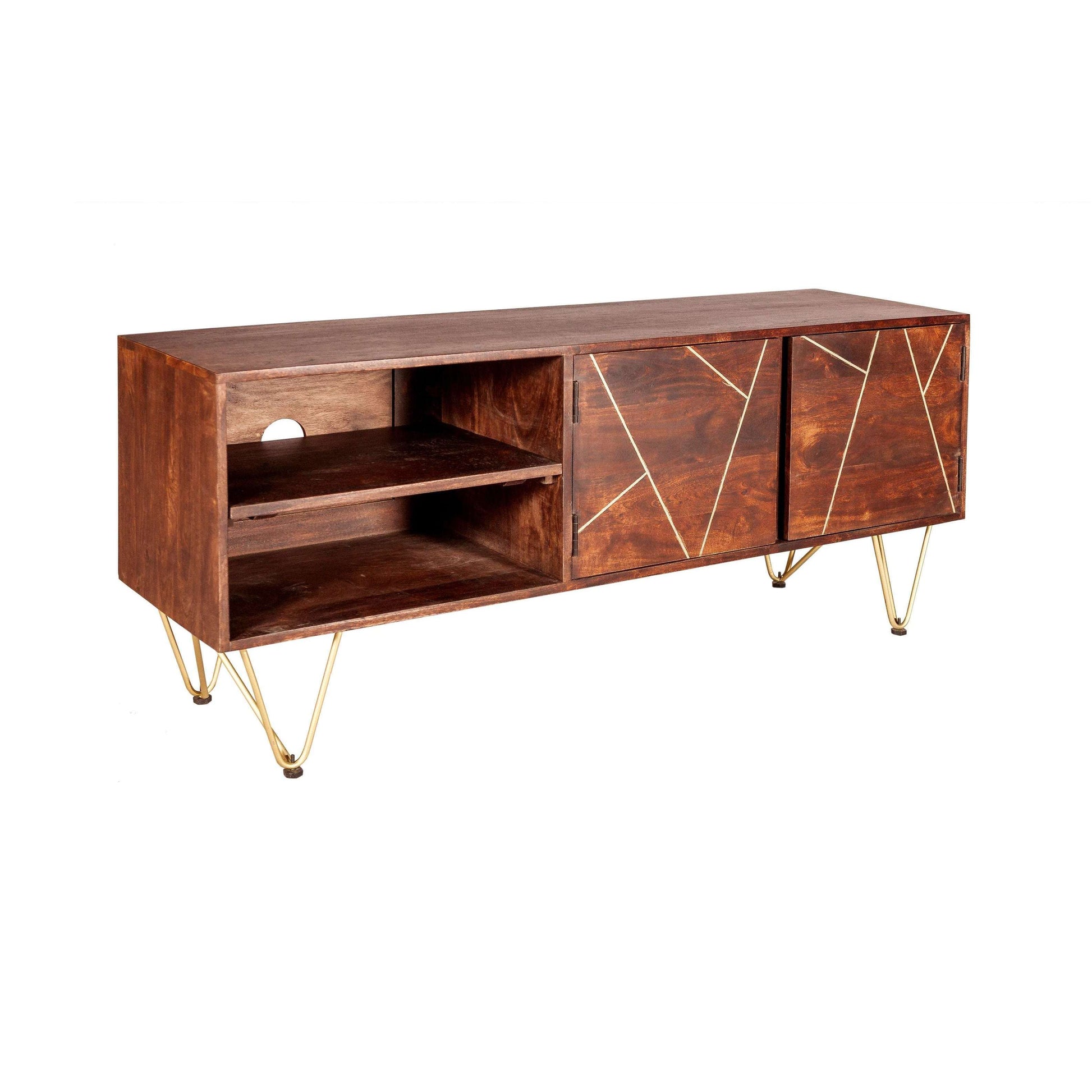 Ashpinoke:Dark Gold Plasma Media Unit,TV Units,Indian Hub