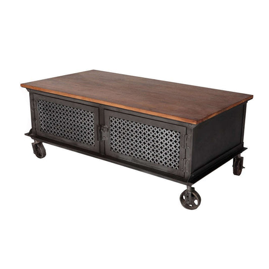 Ashpinoke:Evoke 2 Door Coffee Table,Coffee Tables,Indian Hub