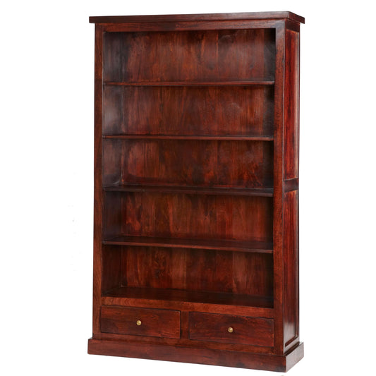 Ashpinoke:Jaipur Dark Mango Large Bookcase,Bookcases,Indian Hub