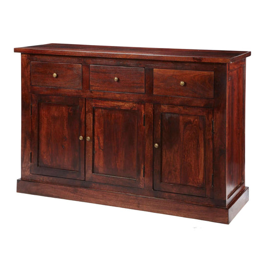 Ashpinoke:Jaipur Dark Mango Large Sideboard,Sideboards,Indian Hub