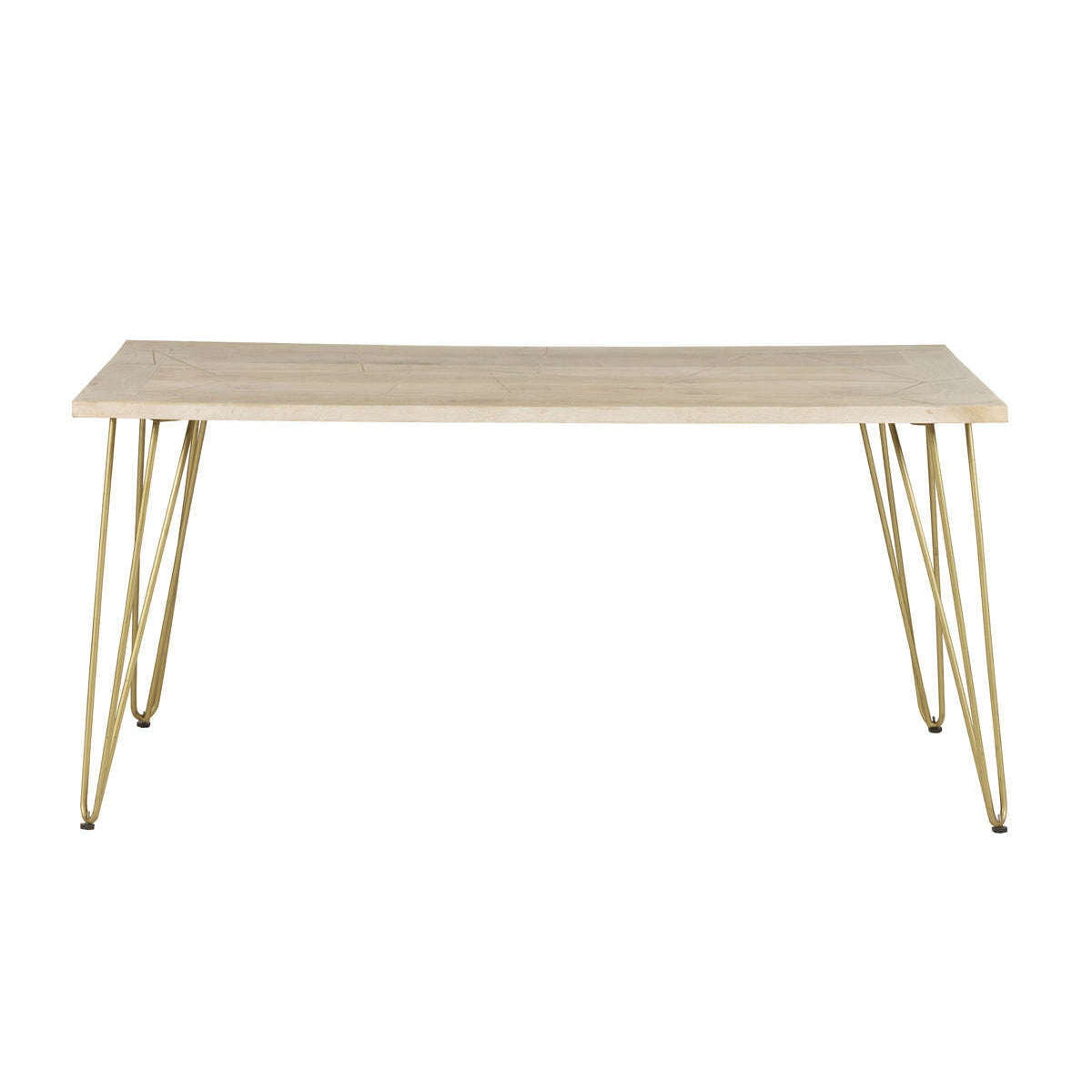 Ashpinoke:Light Gold Dining Table,Dining Tables,Indian Hub