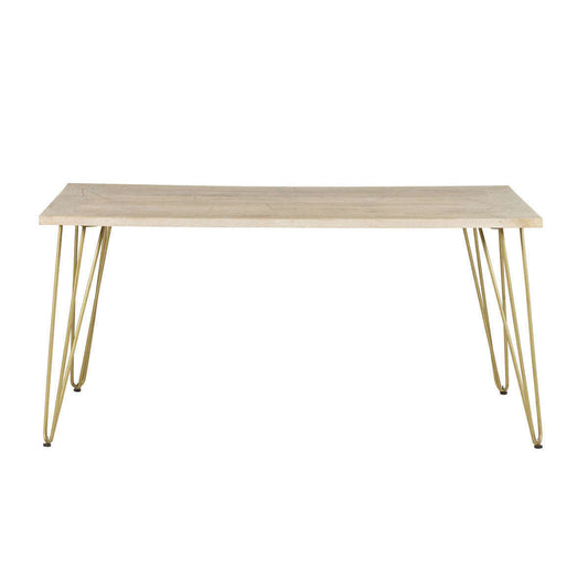 Ashpinoke:Light Gold Dining Table,Dining Tables,Indian Hub