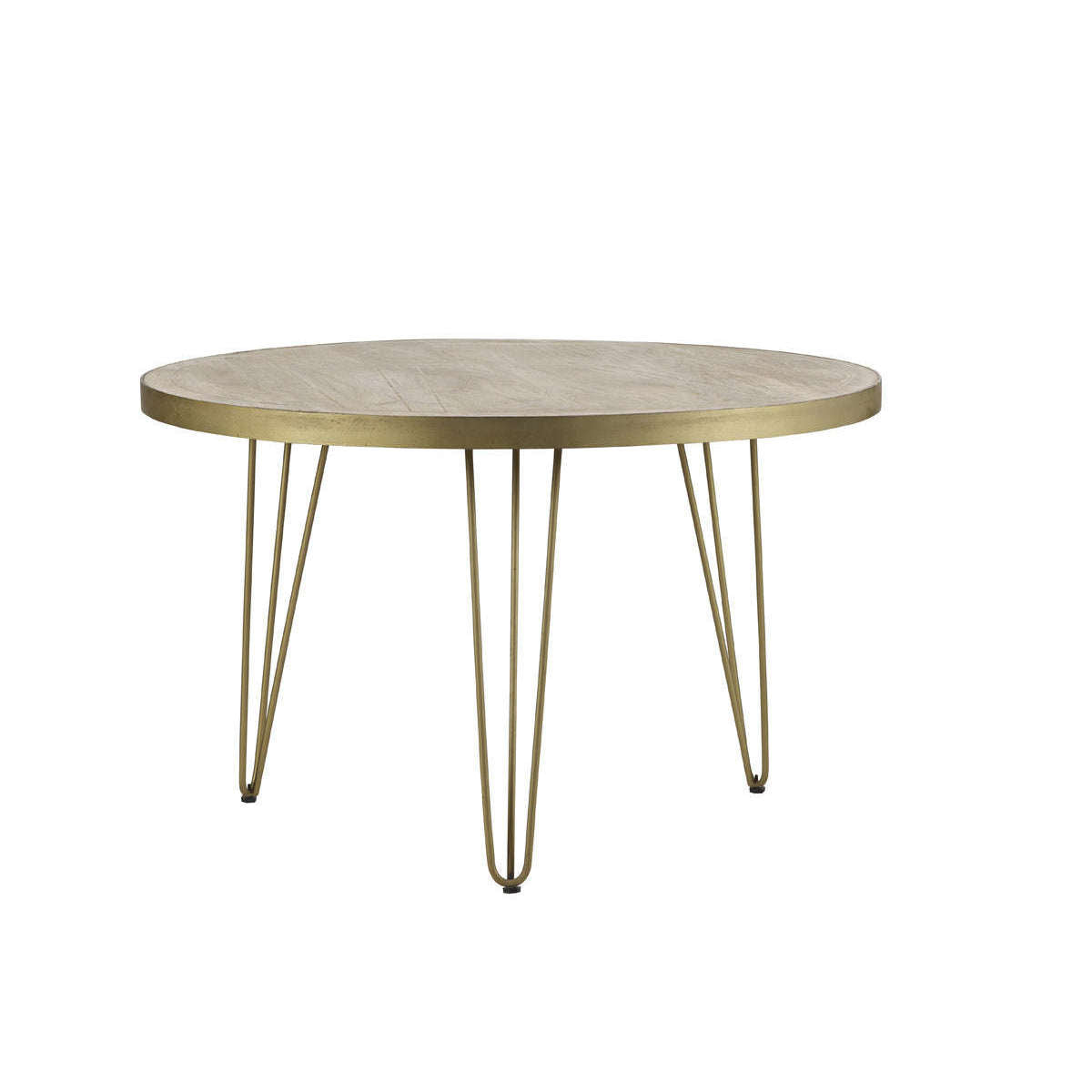 Ashpinoke:Light Gold Round Dining Table,Dining Tables,Indian Hub