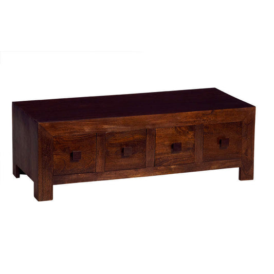 Toko Dark Mango 8 Drawer Coffee Table