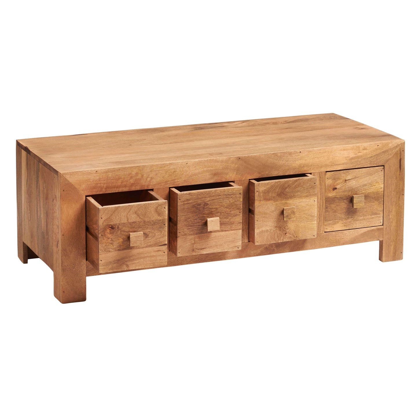 Toko Light Mango 8 Drawer Coffee Table