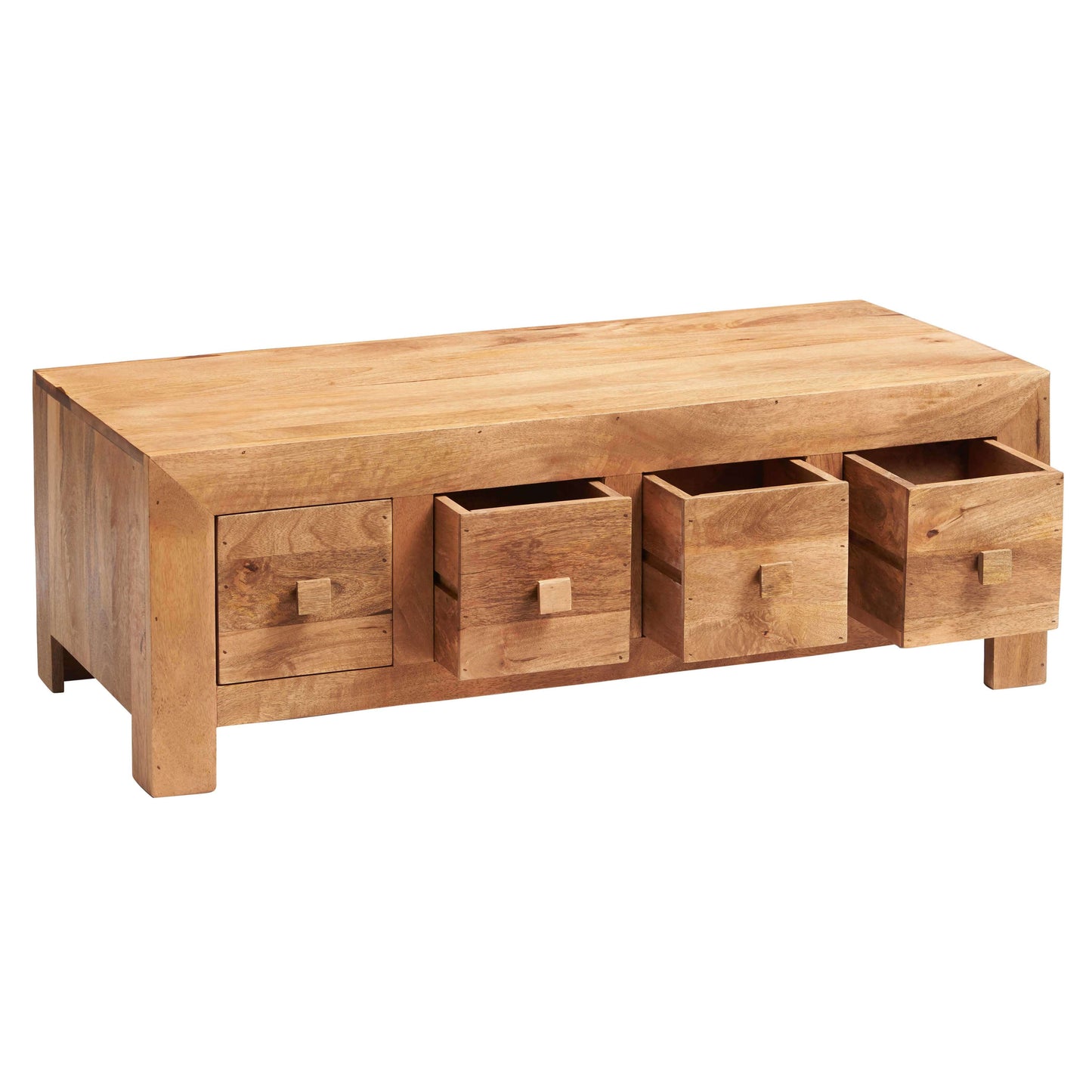 Toko Light Mango 8 Drawer Coffee Table