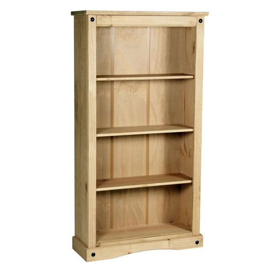 Ashpinoke:Corona Bookcase Medium with 3 Shelves,Bookcases,Heartlands Furniture