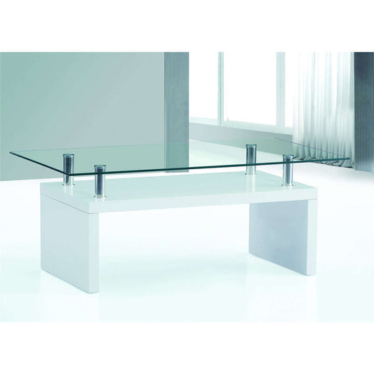 Ashpinoke:Hampton White High Gloss Coffee Table,Coffee Tables,Heartlands Furniture