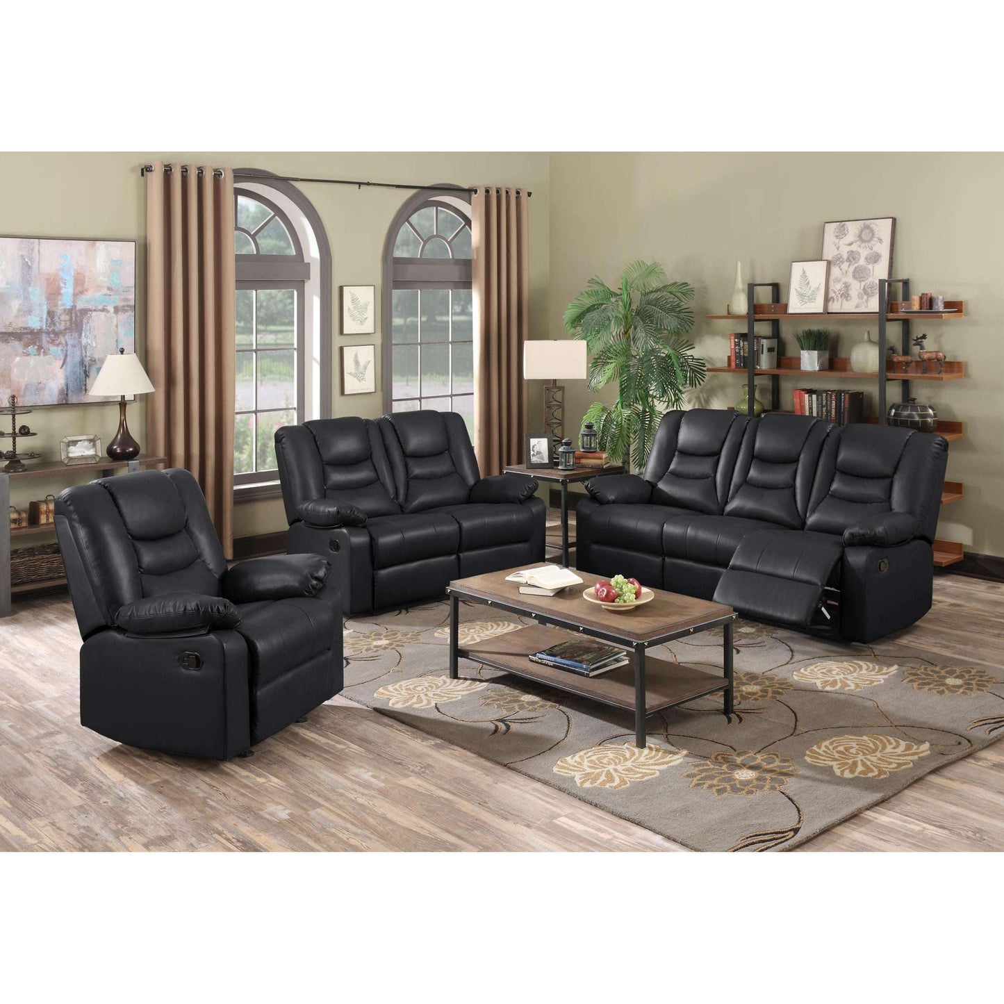 Ashpinoke:Kirk Recliner LeatherGel & Polyurethane 1 Seater Dark Choc,Sofas,Heartlands Furniture