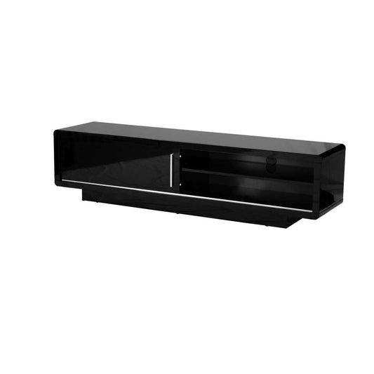 Ashpinoke:Newham High Gloss TV Cabinet Black,TV Units,Heartlands Furniture